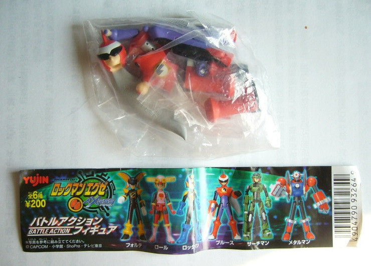 Yujin Capcom Axess Megaman Rockman Exe Gashapon Bruce Mini Trading Figure - Lavits Figure