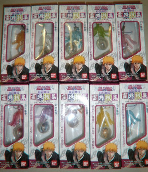 Bandai Bleach Soul Ball Core Swing Mascot Phone Strap 10 Mini Trading Figure Set - Lavits Figure
- 2