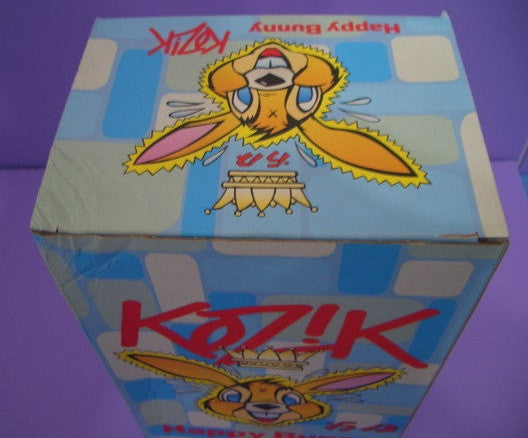 Toy2R 2006 Qee Frank Kozik Happy Bunny Green Ver 9" Vinyl Figure - Lavits Figure
 - 2
