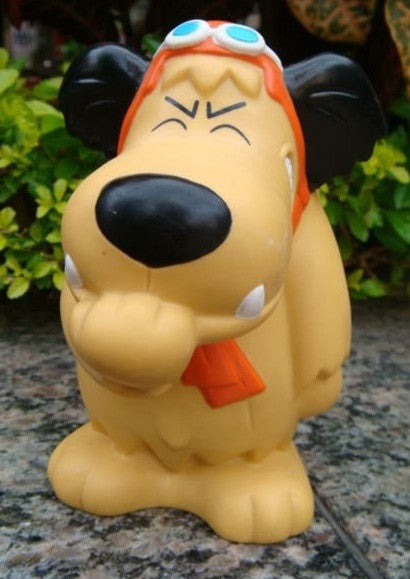 1995 Wacky Races Muttley Dog 5" Soft Vinyl Coin Bank Figure - Lavits Figure
- 1