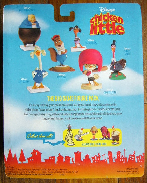 Disney Chicken Little The Big Game Pack 6 Collection Figure Set - Lavits Figure
- 2
