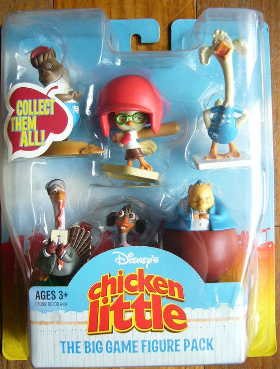 Disney Chicken Little The Big Game Pack 6 Collection Figure Set - Lavits Figure
- 1