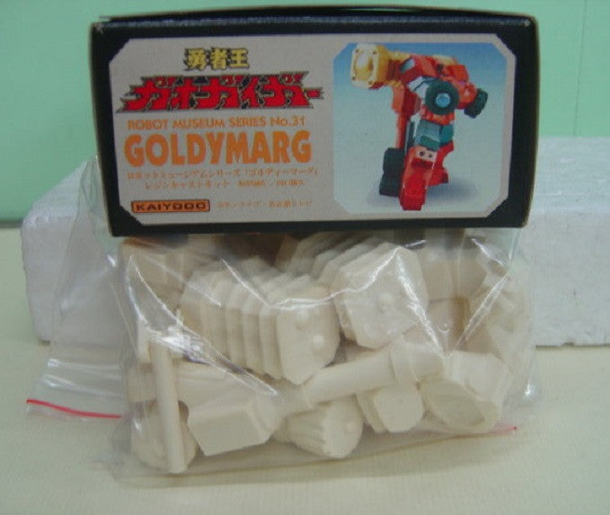Kaiyodo Brave Sunrise Gaogaigar Robot Museum Series No RM 31 Goldymarg Cast Model Kit Figure - Lavits Figure
- 1