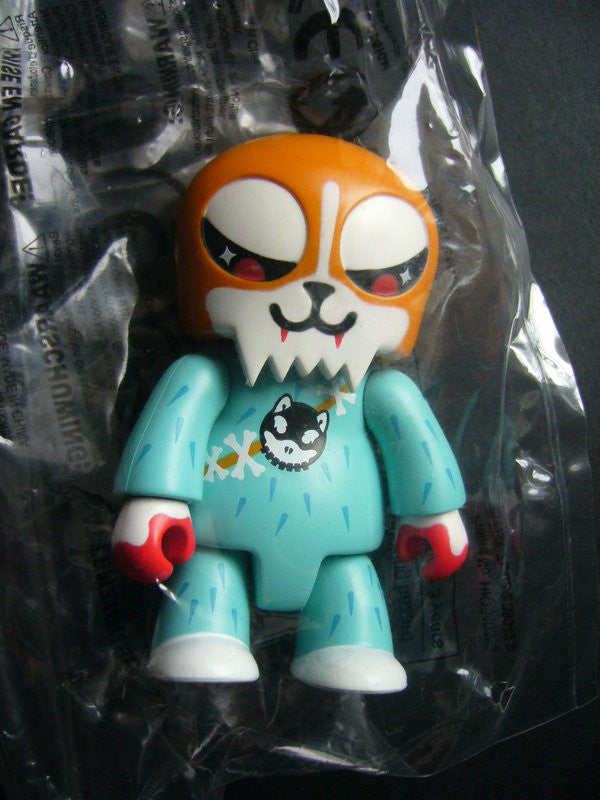 Toy2R 2006 Qee Key Chain Collection 2.5" Husky Hunter Orange Mini Action Figure - Lavits Figure
 - 2