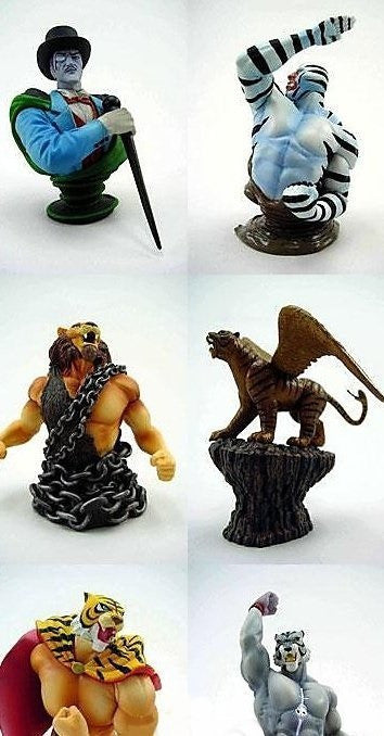 Tiger Mask Wrestling Bust 7 Color 7 Monochrome 12+2 Secret 14 Trading Collection Figure Set - Lavits Figure
- 1