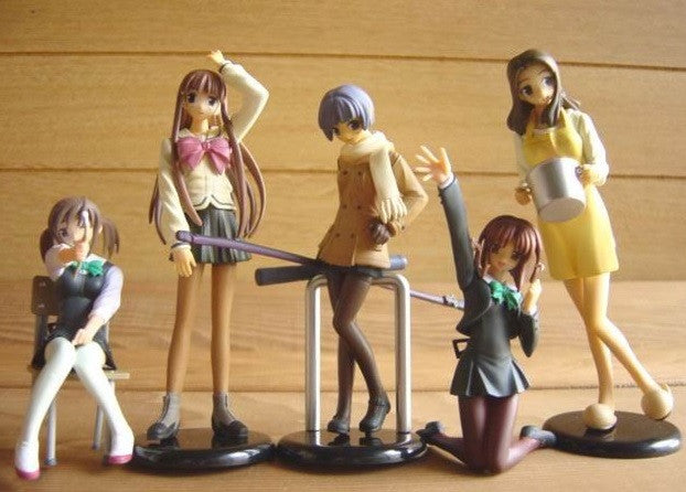 Toy's Planning Leaf White Album Gashapon 5 Trading Collection Figure Set - Lavits Figure