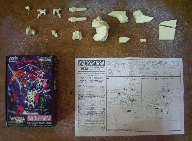 Kaiyodo 1995 Sega Virtual On Cyber Troopers Robot Museum Image Works XBV-13-t11 Bal Bas Bow Cold Cast Model Kit Figure - Lavits Figure
- 3