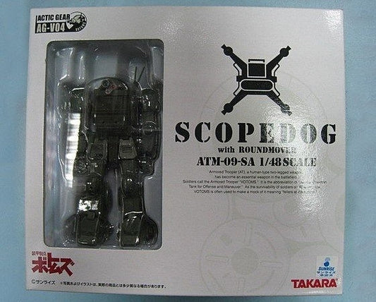 Takara 1/48 Votoms Actic Gear AG-V04 Scopedog Roundmover ATM-09-SA Action Figure Set - Lavits Figure
