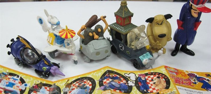 Bandai Wacky Races Gashapon HG Chiki Chiki Machine Mou Race 5 Mini Figure Set - Lavits Figure