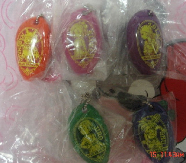 Bandai Blue Dragon Gashapon Light Lighting Shodow 5 Strap Swing Figure Set - Lavits Figure