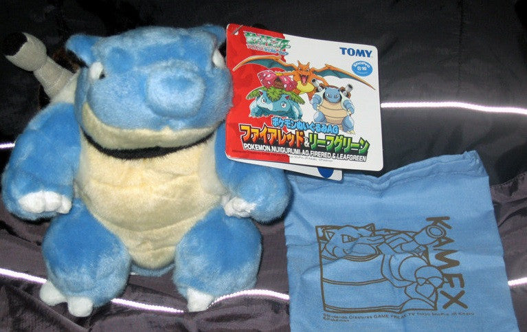 Tomy Pokemon Pocket Monsters Nuigurumi AF Firered & Leafgreen Kamex Blastoise 6" Plush Doll Figure - Lavits Figure