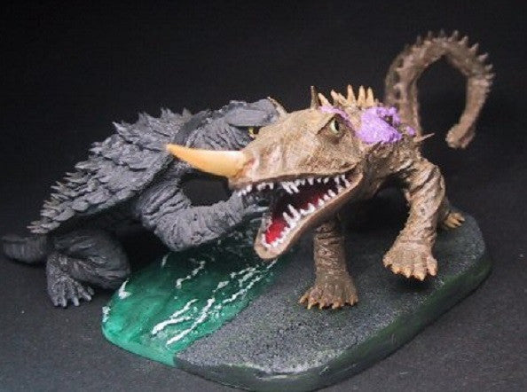 Iwakura Tokusatsu Dai Hyakka Gamera Daimajin Barugon 4" Cold Cast Statue Figure Set - Lavits Figure
- 1
