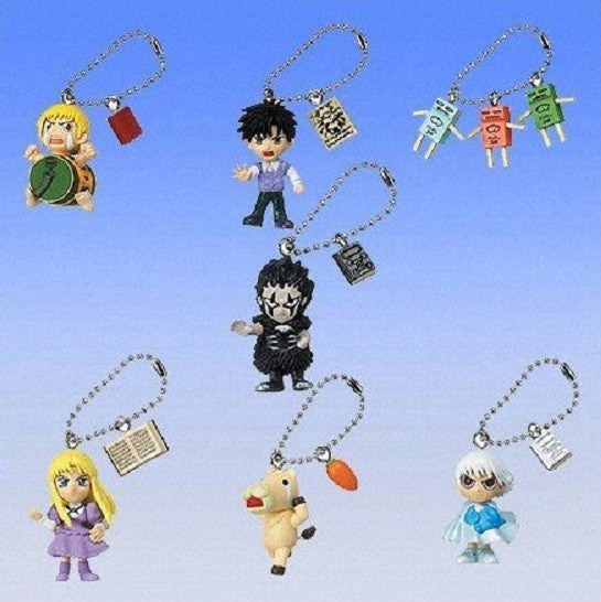 Bandai Konjiki No Gash Bell Zatch Gashapon Part 2 Key Chain Holder Strap Mascot 7 Figure Set - Lavits Figure