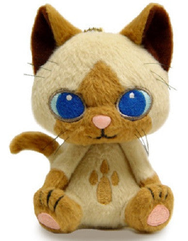 Capcom PSP Monster Hunter Nikki Poka Poka Airu Mura G Airou 5" Plush Doll Strap Mascot Figure - Lavits Figure
