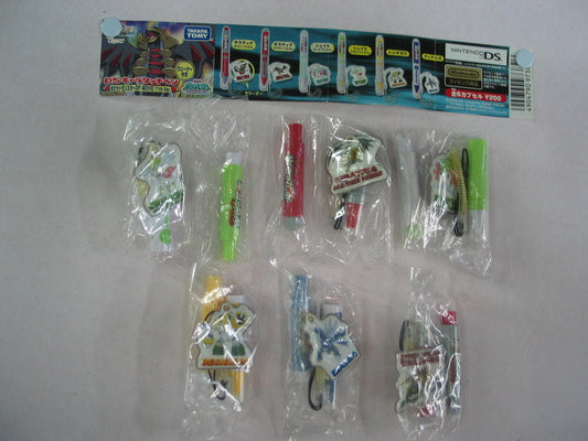 Takara Tomy Pokemon Pocket Monster Gashapon Capsule Nintendo DS Stylus Pen 6 Figure Set - Lavits Figure