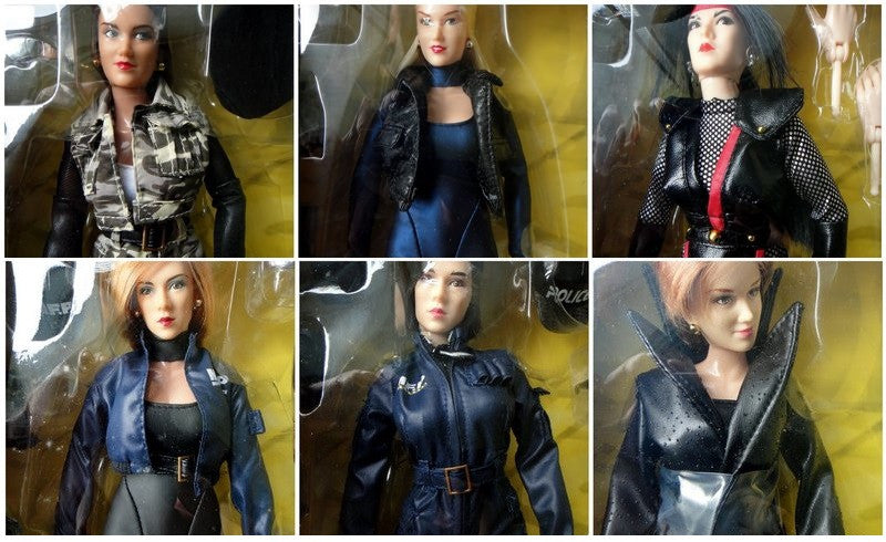BBi 12" 1/6 Cy Girls CG-01~06 Sky Jet Kat Blaze A.J.McLeod Shadow 6 Action Figure Set - Lavits Figure