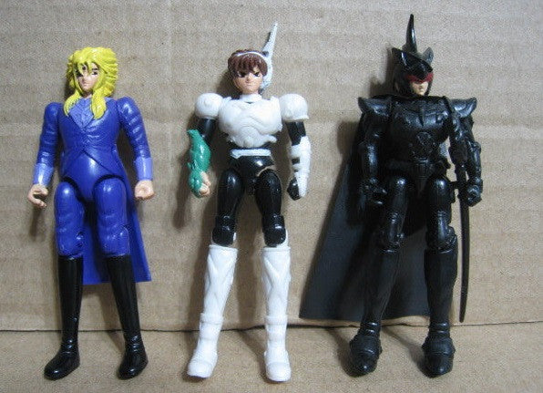 Vintage Kurumada Masami BTX B't-X 3 4" Action Trading Figure Set - Lavits Figure
- 1