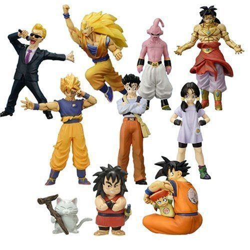 Bandai Dragon Ball Z Super Modeling Soul Of Hyper Figuration Part 10 9 Color 9 Monochrome 18 Figure Set - Lavits Figure