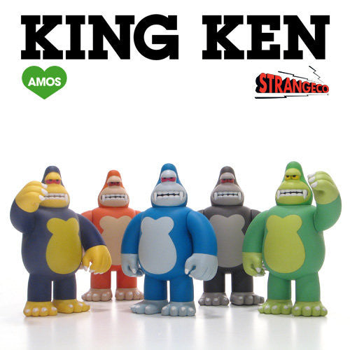 Amos Toys James Jarvis StrangeCo Mini King Ken Series 1 3" 5 Figure Set - Lavits Figure
