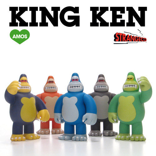 Amos Toys James Jarvis StrangeCo Mini King Ken Series 1 3" 5 Figure Set - Lavits Figure