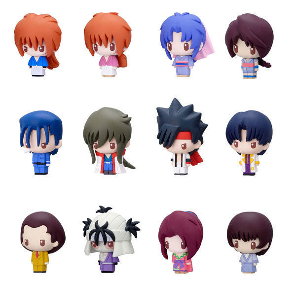 Megahouse Samurai X Rurouni Kenshin Chara Fortune 12 Trading Strap Figure Set - Lavits Figure
 - 2