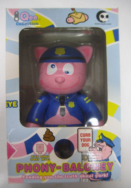 Toy2R 2007 Qee Seen Phony Baloney Blue Ver 8" Vinyl Figure - Lavits Figure
