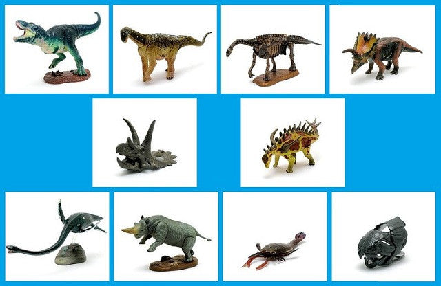 Kaiyodo Dinotales Dinosaur Part 7 Lawson Limited Collection 10+10 20 Figure Set - Lavits Figure
- 2