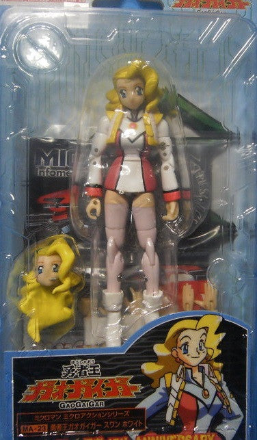 Takara 1/18 Microman MA-23 Gaogaigar Swan White Action Figure Set - Lavits Figure