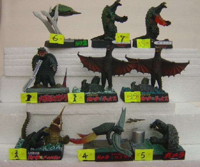 Furuta Daikaiju Gamera Trading Collection 7+2 Secret 9 Mini Figure Set - Lavits Figure