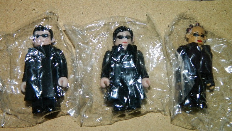 Medicom Toy Matrix Kubrick 100% Neo Trinity Niobe 3 Action Figure Set - Lavits Figure