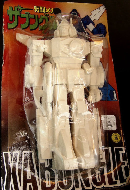Vintage 1985 Xabungle White Ver Plastic 5.5" Action Figure - Lavits Figure
- 1