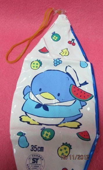 Sanrio 1988 Tuxedo Sam Penguin 14" Plastic Inflatable Beach Ball - Lavits Figure
- 1