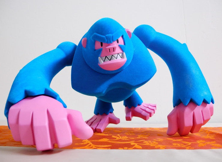 Wonderwall 2007 Touma Bonga Konga Blue Flocked Ver. 8" Vinyl Figure - Lavits Figure
 - 1