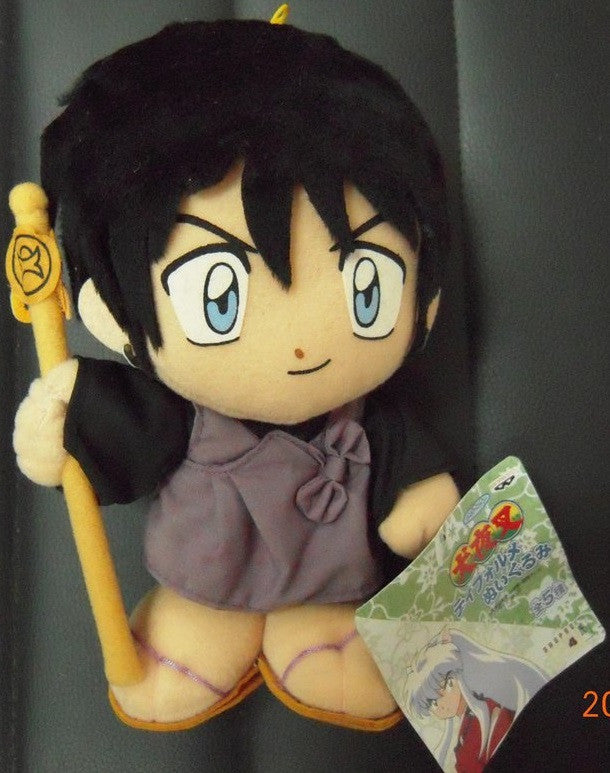 Banpresto 2002 Inu Yasha Miroku 8" Plush Doll Collection Figure - Lavits Figure
