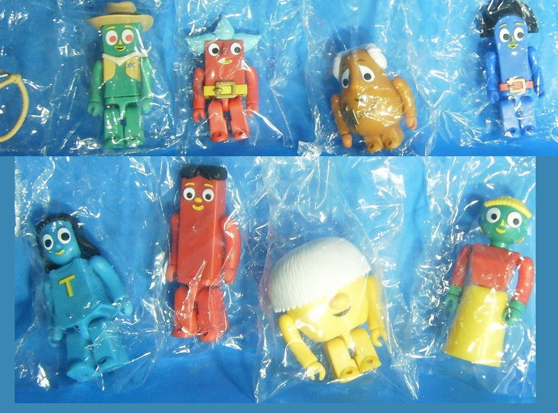 Medicom Toy Kubrick 100% Gumby Series 2 8 Action Figure Set - Lavits Figure