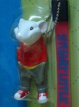 Taito Stuart Little The Movie Phone Strap Swing Red Ver. Mini Trading Figure - Lavits Figure