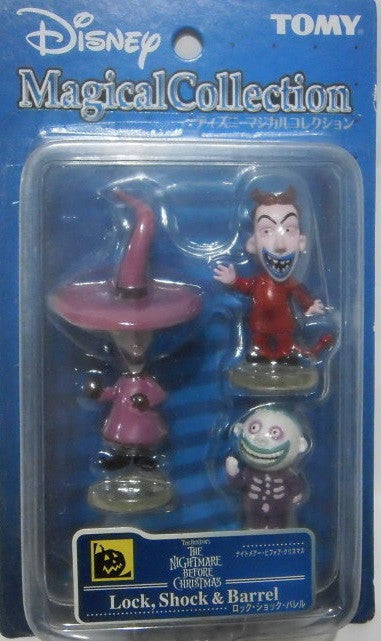Tomy Disney Magical Collection 115 The Nightmare Before Christmas Lock Shock Barrel Trading Figure - Lavits Figure