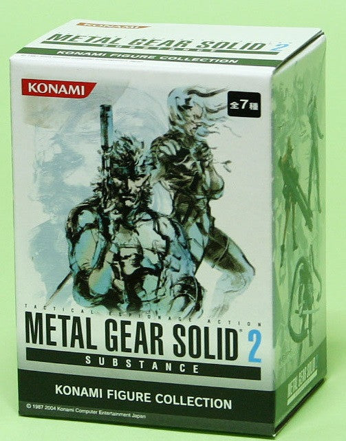 Konami 2004 Metal Gear Solid 2 Substance Collection 7 Mini Trading Figure  Set