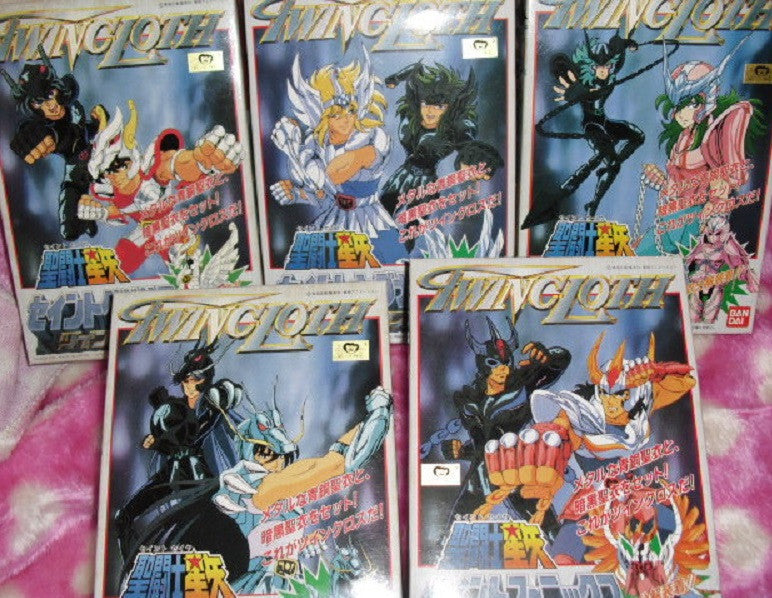Bandai Saint Seiya Twin Cloth Pegasus Dragon Phoenix Andromeda Cygnus 5 Model Kit Figure Set - Lavits Figure