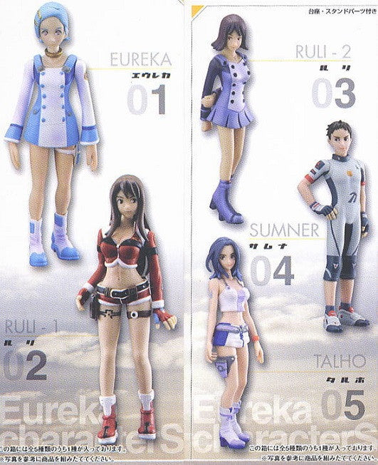 Bandai Eureka Seven 7 Characters 5 Trading Collection Figure Set - Lavits Figure