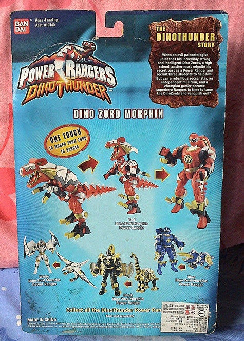 Bandai Power Rangers Abaranger Dino Thunder Black Zord Morphin Brachio 6" Action Figure - Lavits Figure
- 2