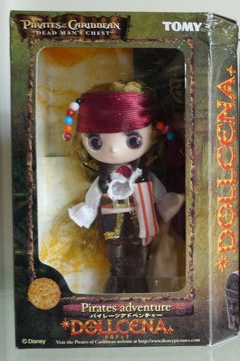 Tomy Dollcena Disney Pirates Caribbean Adventure Jack Sparrow Doll Figure - Lavits Figure