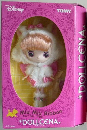 Tomy Dollcena Disney Miu Miu Ribbon Marie Cat Doll Figure - Lavits Figure