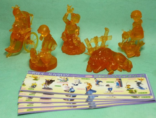 Kaiyodo Movic K&M Heidi Girl of Alps Gashapon Orange Crystal Ver 5 Trading Figure Set - Lavits Figure