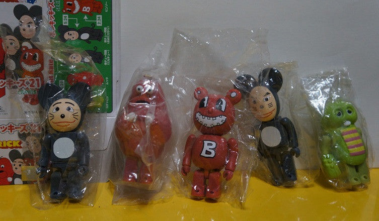 Medicom Toy Kubrick 100% Ponkikkizu 21 Series 1 5 Action Figure Set - Lavits Figure