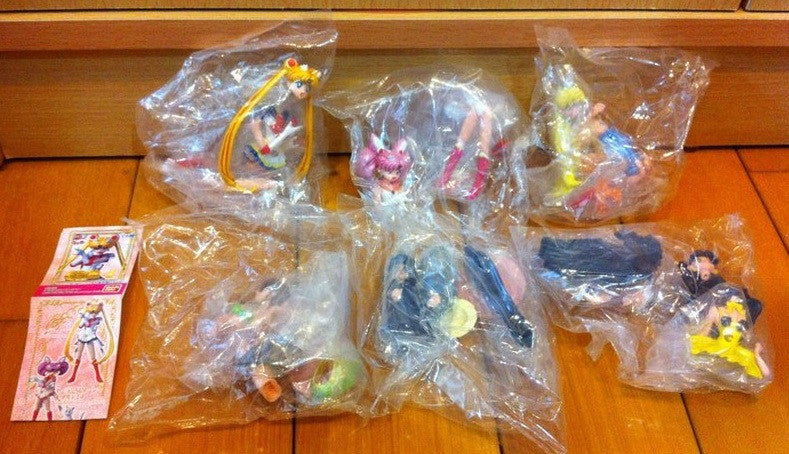 Bandai 2003 Pretty Soldier Sailor Moon Gashapon Capsule HGIF Part 4 6 Mini Figure Set - Lavits Figure
- 1