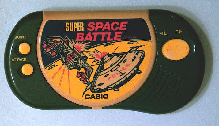 Casio 1991 CG-820L Super Space Battle Electronic Handheld Video LCD Game - Lavits Figure
- 1