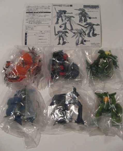 Bandai HG EX Aura Battler Dunbine Gashapon Capsule Ver. 1.1 6 Trading Collection Figure Set - Lavits Figure
- 2