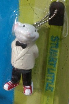 Taito Stuart Little The Movie Phone Strap Swing White Mini