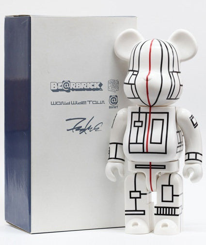 Medicom Toy 2006 Be@rbrick 400% Futura World Wide Tour Ver 11" Vinyl Collection Figure - Lavits Figure